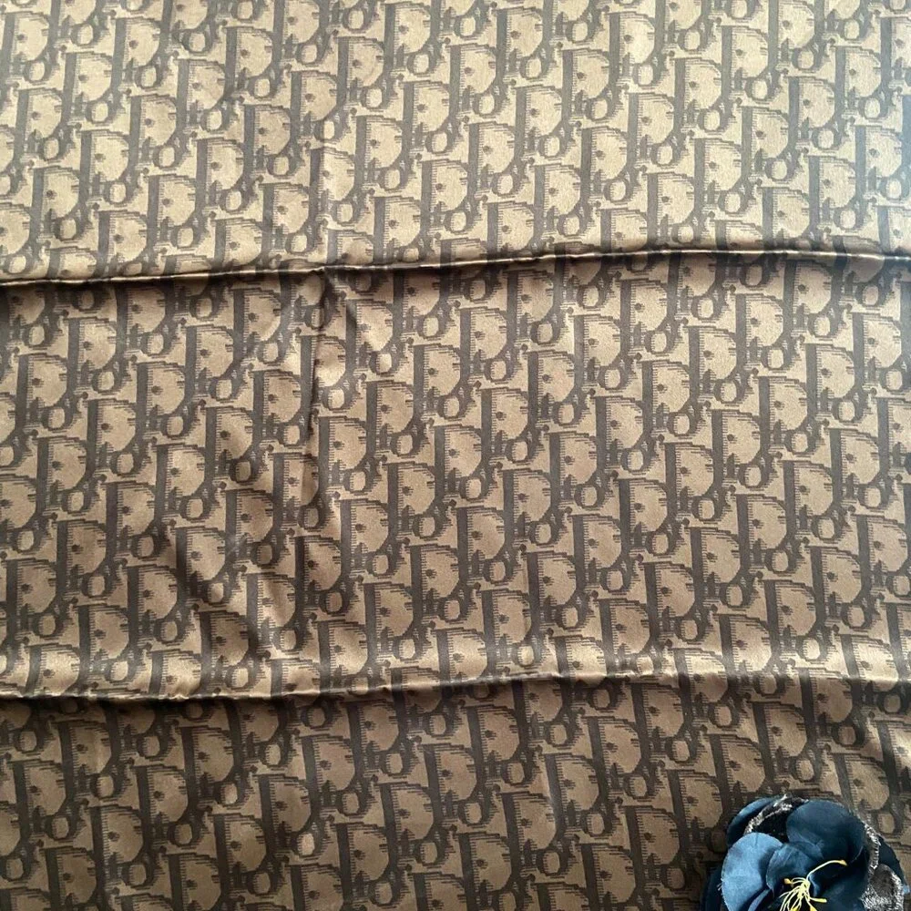 Christian Dior Monogram Scarf with Flower